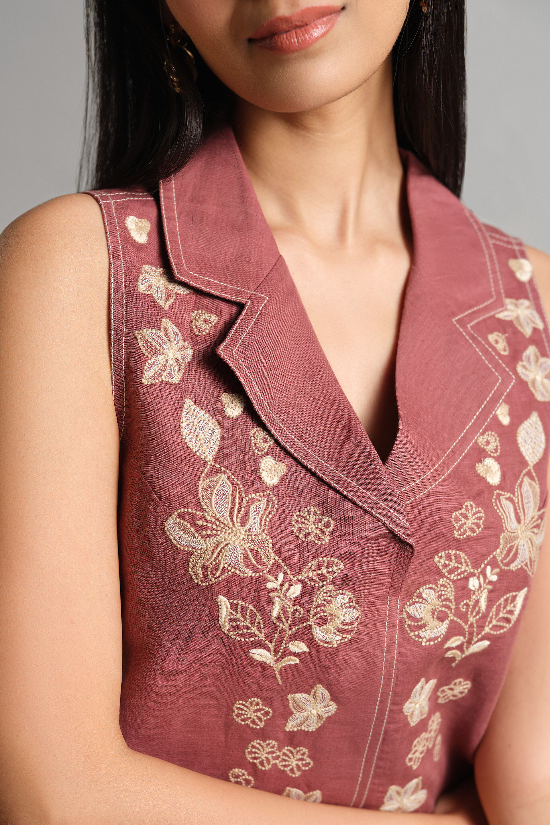 Floral Rose Top, Rose Wood, image 5